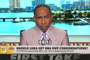 美國(guó)楊毅：湖人璀璨的隊(duì)史中，東契奇過(guò)去8場(chǎng)的表現(xiàn)前無(wú)古人！